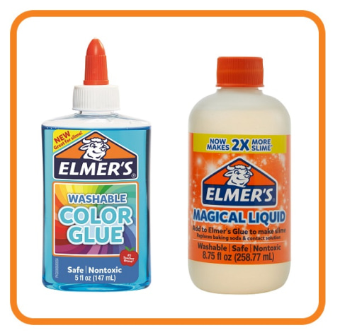 2x Elmers Cherry Limeade Scented Magical Liquid Glue Slime Activator 65g