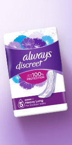Always Discreet Pads for Bladder Leaks - Ultimate Overnight - 28s