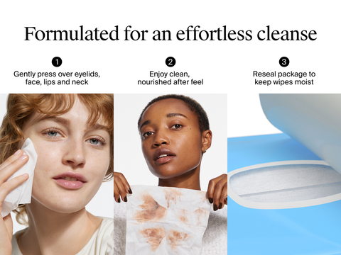 formulated for an effortless cleanse, facial cleansing towelettes face cleansing wipes daily facial