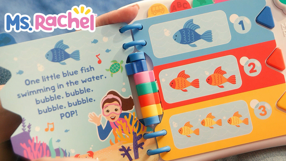 thumbnail video image 2 of Ms. Rachel My First Learning Songs & Nursery Rhymes Electronic Book, Ages 1+, 2 of 11