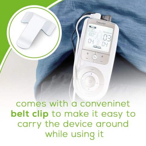 Learn How To Use The Beurer Digital Electrostimulation TENS Device.  TENS  (Transcutaneous Electrical Nerve Stimulation) is a method of pain therapy  that uses low-voltage electrical current for both acute and chronic