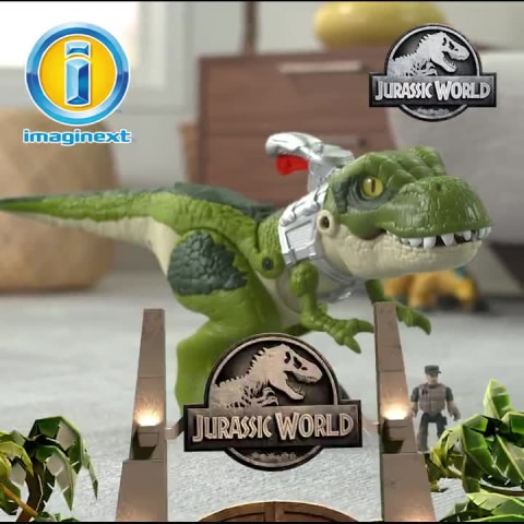 Imaginext Jurassic World Camp Cretaceous – T-Rex Méga Mâchoire