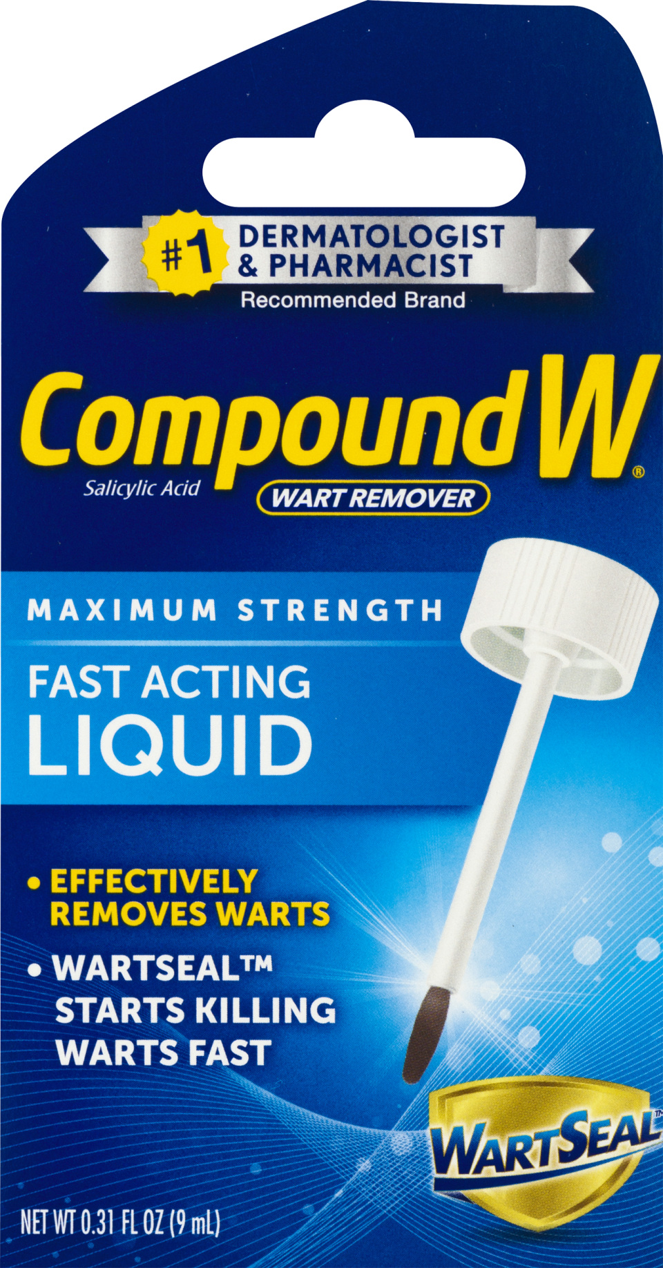 Compound W Maximum Strength One Step Wart Remover Pads, 14 Count