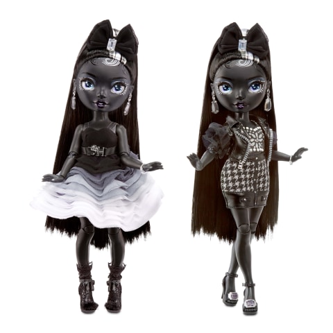Rainbow high shadow high series 1 grayscale fashion doll, shanelle onyx, 1  ea