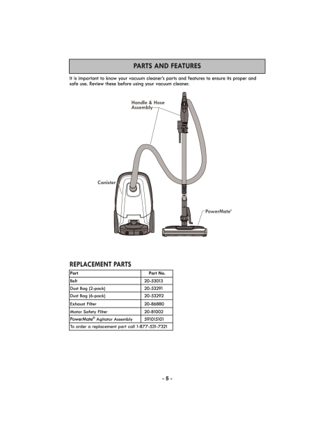 Kenmore 200 Series Pet Friendly HEPA AllergenSeal Bagged Canister ...