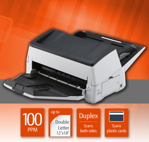 Fujitsu fi-7600 : Scanner de documents A3 recto verso avec