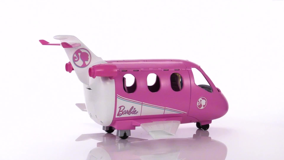 thumbnail video image 2 of Barbie Dreamplane & Doll Playset, 2 of 12
