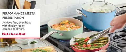 KitchenAid Ceramic 3-qt. Covered Sauce Pan - JCPenney