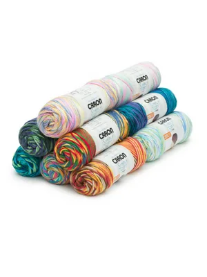 Caron Simply Soft Party Garn – Snow Sparkle, 3 Packungen à 85 G, Acryl Mit Glitzer, 160 M