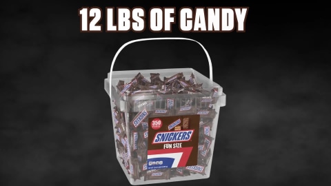 You Can Get 350 Pieces of Snickers for Halloween, Thanks to Sam's Club