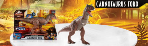  Jurassic World Toys Control 'N Conquer Carnotaurus Large  Dinosaur Figure with Tail-Activated Side and Head Movement, Sounds, Movable  Joints, Movie-Authentic Detail; Ages 4 and Up : Toys & Games