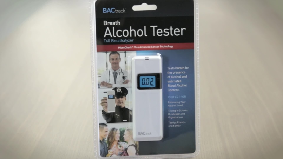 thumbnail video image 2 of BACtrack T60 Breathalyzer, 2 of 9