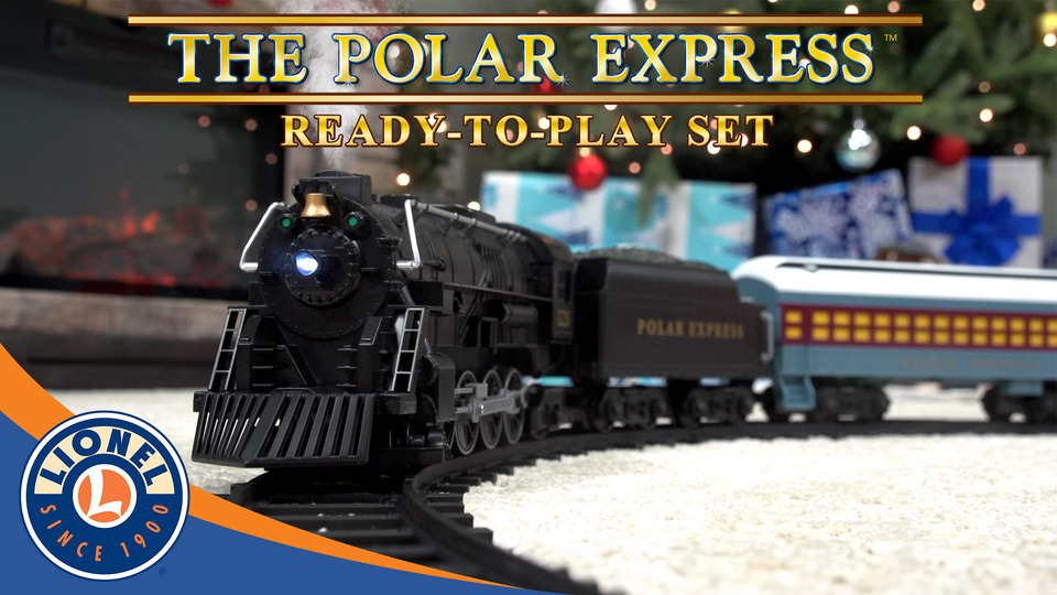thumbnail video image 2 of Lionel Polar Express Bluetooth Model Train Set with Battery-Powered Locomotive, 2 of 15