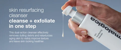 Dermalogica skin resurfacing cleanser pump, exfoliating face cleanser with liquid formula