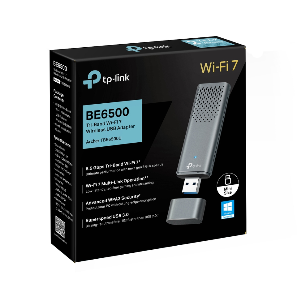 TP-LINK ARCHER BE6500 Dual Band Wi-Fi 7 Router - Thumbnail 2