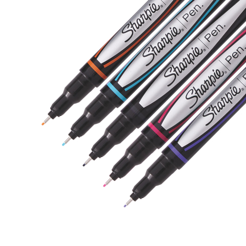 Sharpie - Porous Point Pen: Fine Tip, Black Ink - 57322497 - MSC Industrial  Supply