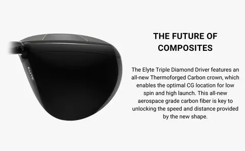 Driver Callaway Elyte Triple Diamond 9° - Droitier - Tête Seule Neuve En Boîte - Golf