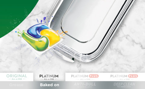 Fairy Platinum Plus Dishwasher Capsules Lemon Scent - 50 Capsules