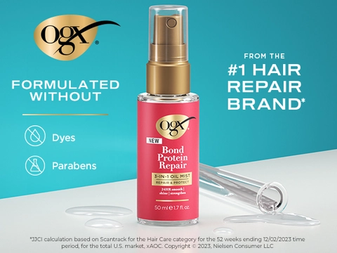 OGX Bond Protein Repair 3-in-1 Oil Mist 1.7 fl oz