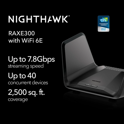 Netgear Nighthawk AXE7800 7800Mbps Tri-Band MU-MIMO 6E