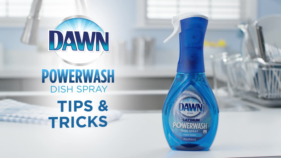 Dawn Spray Dish Soap, Fresh Scent, 16 Fluid Ounce, 1 StarterKit and 1