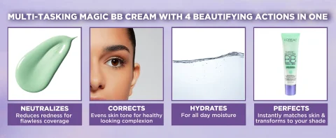 Multi-Tasking Magic BB Cream with 4 actions in one