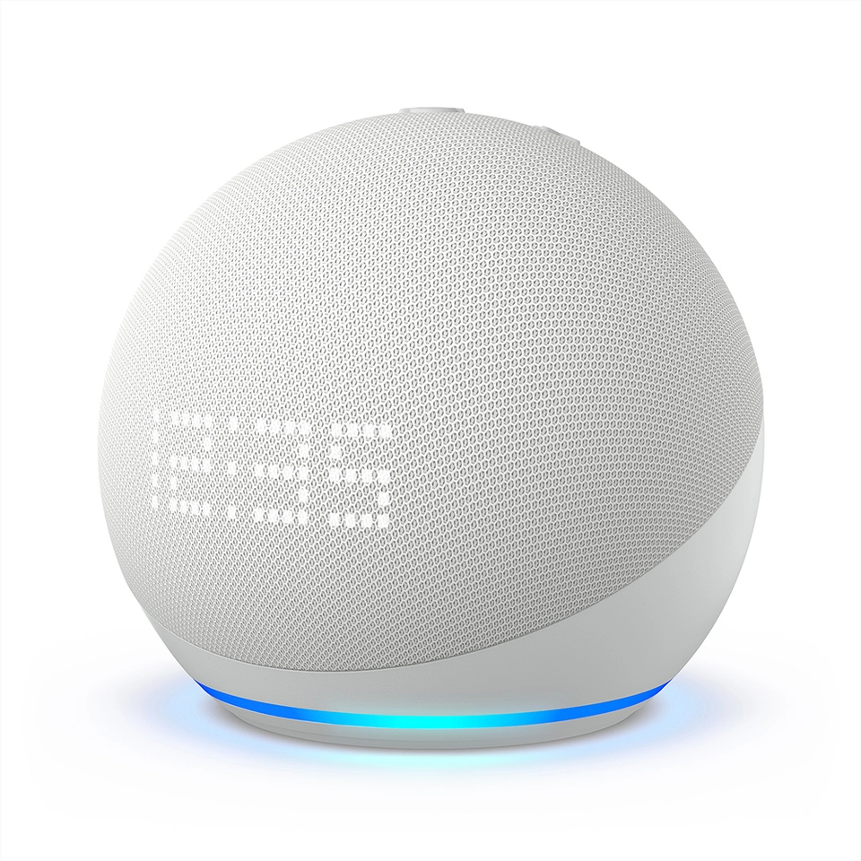 Amazon Echo Dot 5th Gen Smart Speaker with Clock and Alexa