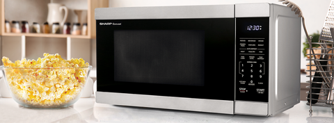 Sharp 1.1-Cu. ft. Countertop Microwave Oven, Stainless (Smc1162hs)