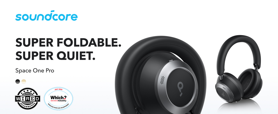 Anker soundcore Space One Pro Active Noise Cancelling Headphones