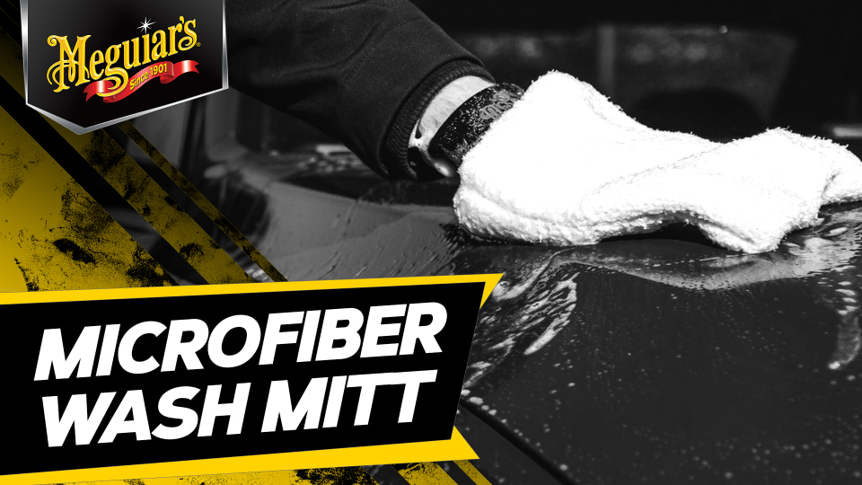 thumbnail video image 2 of Meguiar's Microfiber Wash Mitt, X3002, 1 Pack, 2 of 10