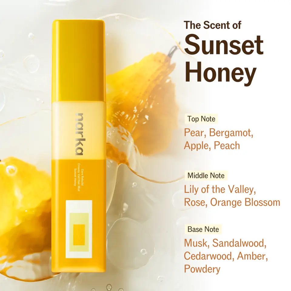 Creamy Veil Hair Mist #Sunset Honey