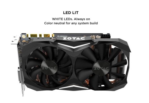 ZOTAC GeForce GTX 1080 Mini, ZT-P10800H-10P, 8GB GDDR5X IceStorm
