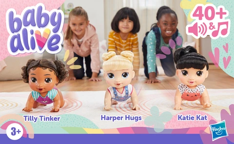 Baby alive crawling baby sales