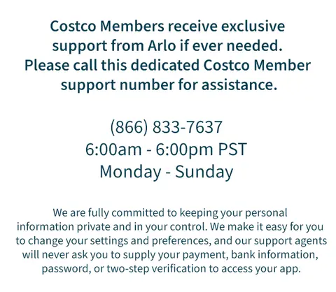 Costco Support 866-833-7637