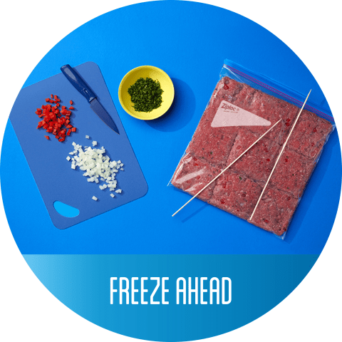 Freeze ahead and pre-portion your meals.