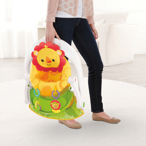 Lion fisher price sit me clearance up