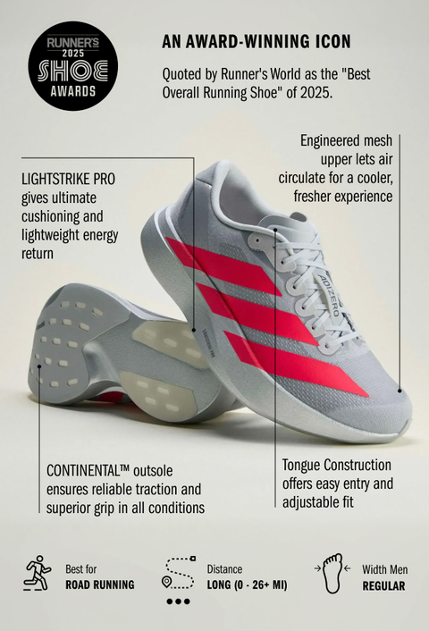adidas Men's Adizero EVO SL Miami Running Shoes | Dick's Sporting Goods