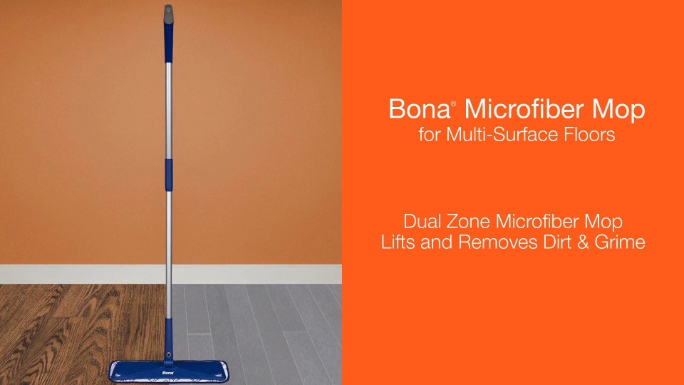 thumbnail video image 2 of Bona® Multi-Surface Sweep & Clean Mop, 2 of 16