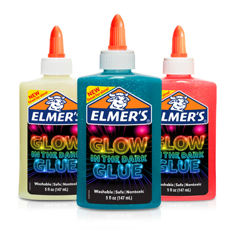 Elmer's Glow in the Dark Liquid Glue, 5 oz., Natural