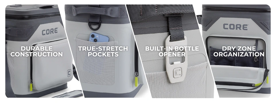 CORE Equipment CLIMAKEEP Magnetic 36-Can Soft Cooler | Dick's