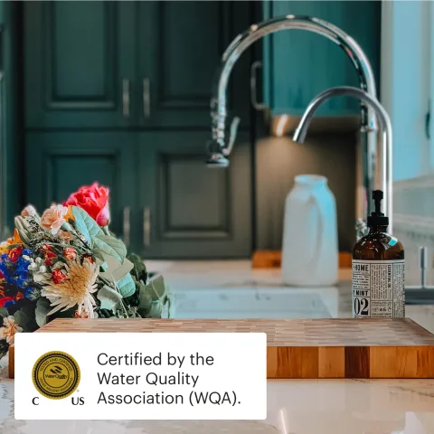 Certified by the Water Quality Association (WQA). 
