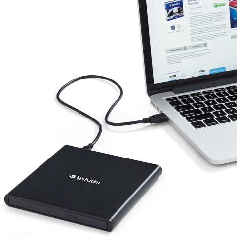 External Slimline CD/DVD Writer: Disc Drives & Burners - Accessories |  Verbatim