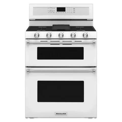 White 30 inch gas range with convection oven new arrivals
