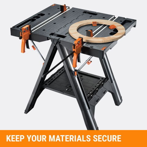 WORX Pegasus Multi-Function Work Table and Sawhorse with 
