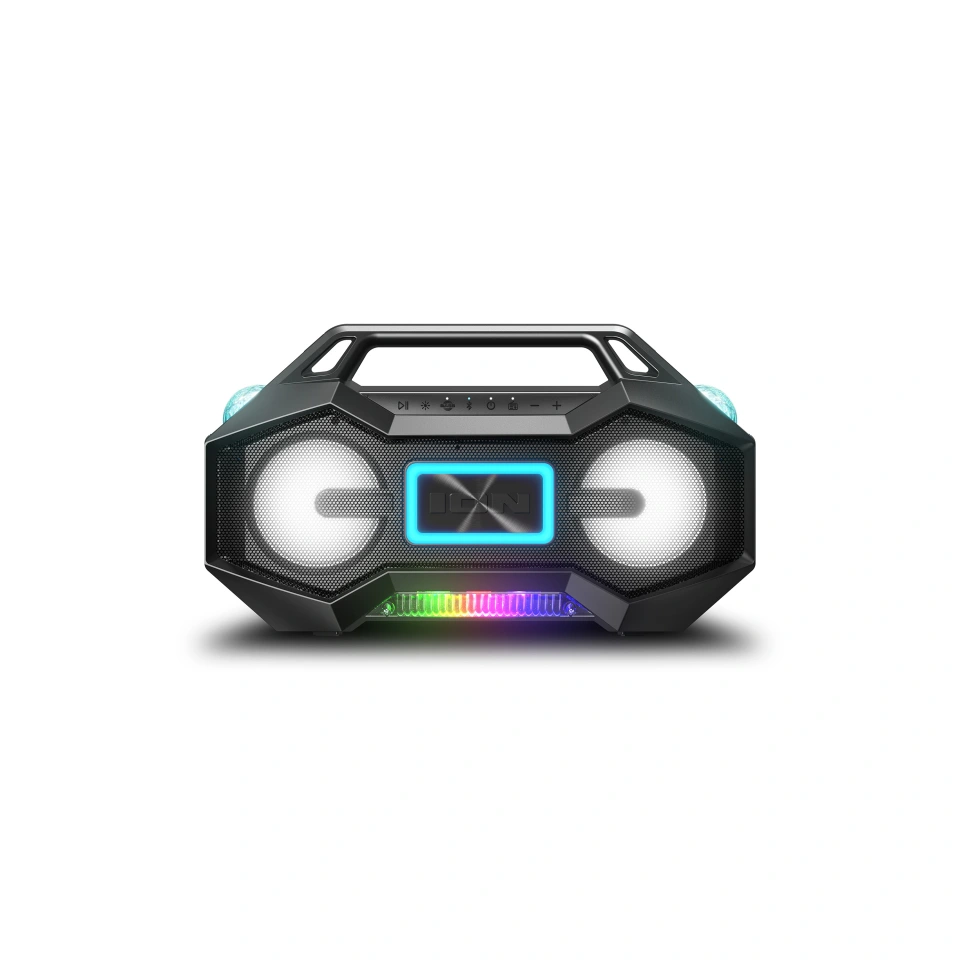 ION Audio Party Rocker Go high Power Boombox with Party Starter