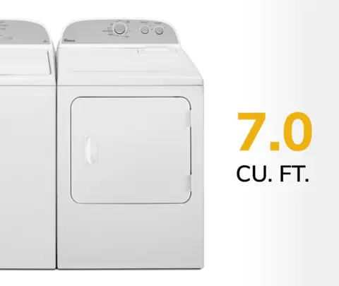 7.0 Cu. Ft. Capacity