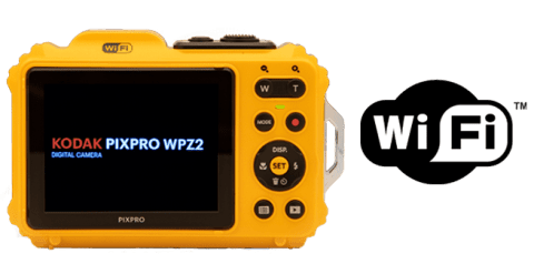 Kodak PIXPRO WPZ2 16.4 Megapixel Compact Camera, Yellow - Walmart.com