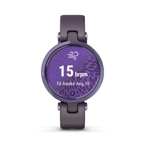 Garmin Lily™ Fitness Smartwatch, Rose Gold Bezel, Light Sand