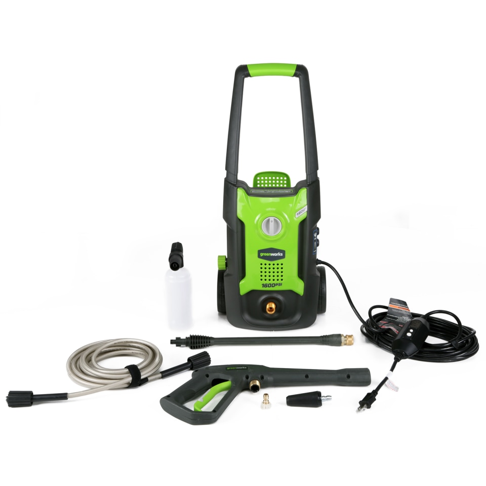 Greenworks 1600 PSI 1.2-Gallon-GPM Cold 