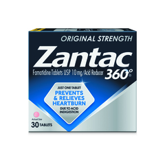 Zantac 360 Maximum Strength Cool Mint 20mg Tablets - 25 Count
